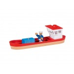 Set Port Trenulet Macara mare si Vapor cu containere 12 piese Set Port Trenulet Macara mare si Vapor cu containere 12 piese